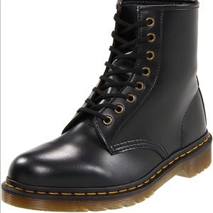 Dr. Martens Vegan Leather Lace-Up Boots 7/8